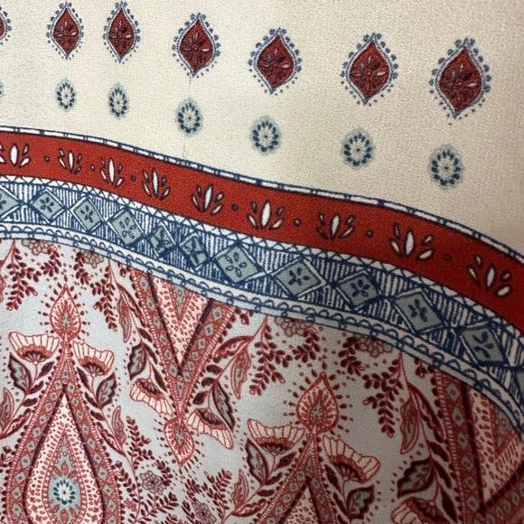 Show Me Your Mumu Flutter Sleeve Tassel Tie Tunic Size X-Small, Oversized - Picture 11 of 12